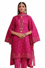Gul Ahmed Embroidered Lawn Unstitched 3Pc Suit CL-42106