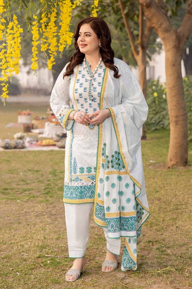 Gul Ahmed Mothers Printed Lawn Unstitched 3Pc Suit CL-42138B