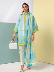 Gul Ahmed Printed Lawn Unstitched 3Pc Suit CL-42145
