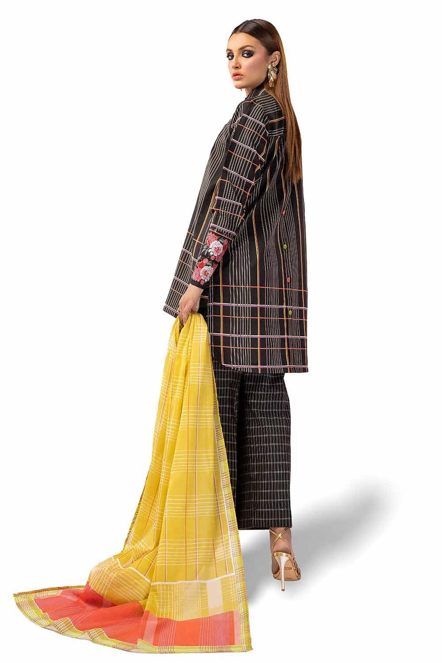 Gul Ahmed Printed Lawn Unstitched 3Pc Suit CL-42146