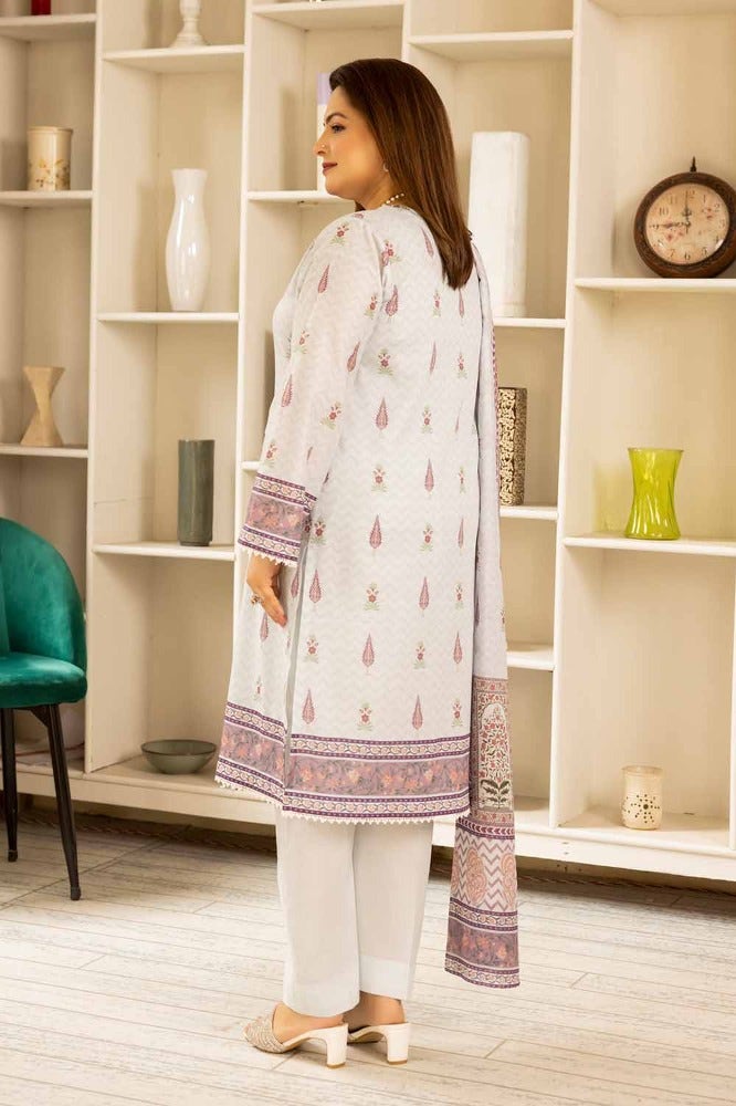 Gul Ahmed Mothers Printed Lawn Unstitched 3Pc Suit CL-42196A