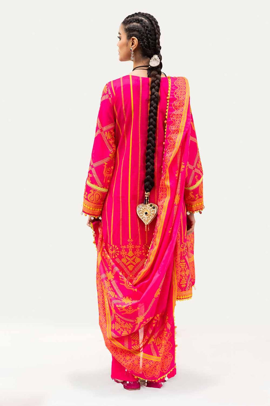 Gul Ahmed Printed Lawn Unstitched 3Pc Suit CL-42203