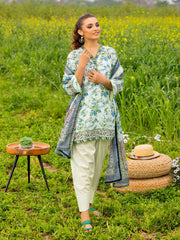 Gul Ahmed Printed Lawn Unstitched 3Pc Suit CL-42217