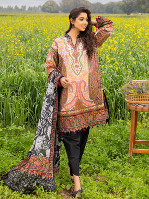 Gul Ahmed Printed Lawn Unstitched 3Pc Suit CL-42233