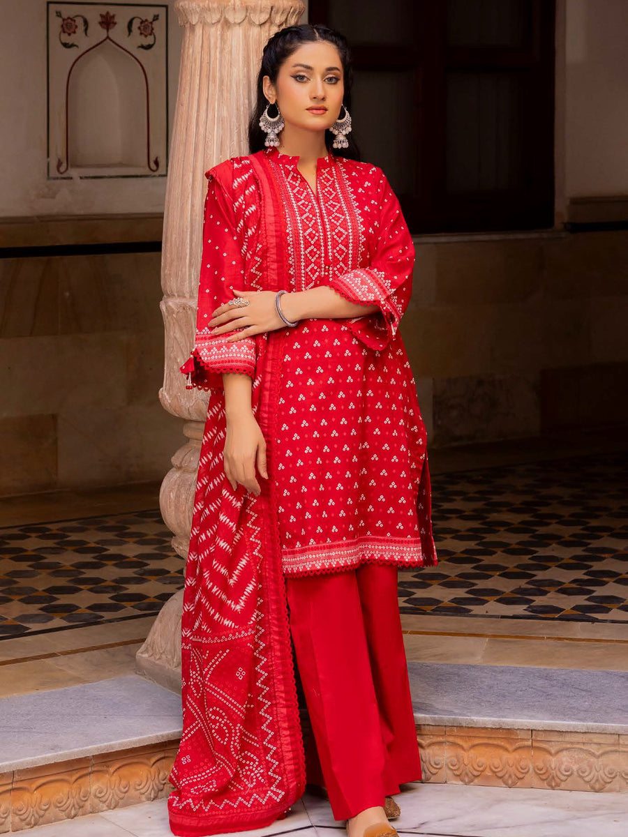 Gul Ahmed Printed Lawn Unstitched 3Pc Suit CL-42241A