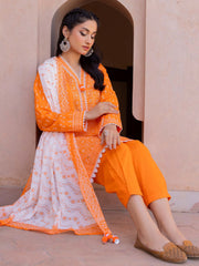 Gul Ahmed Printed Lawn Unstitched 3Pc Suit CL-42242B