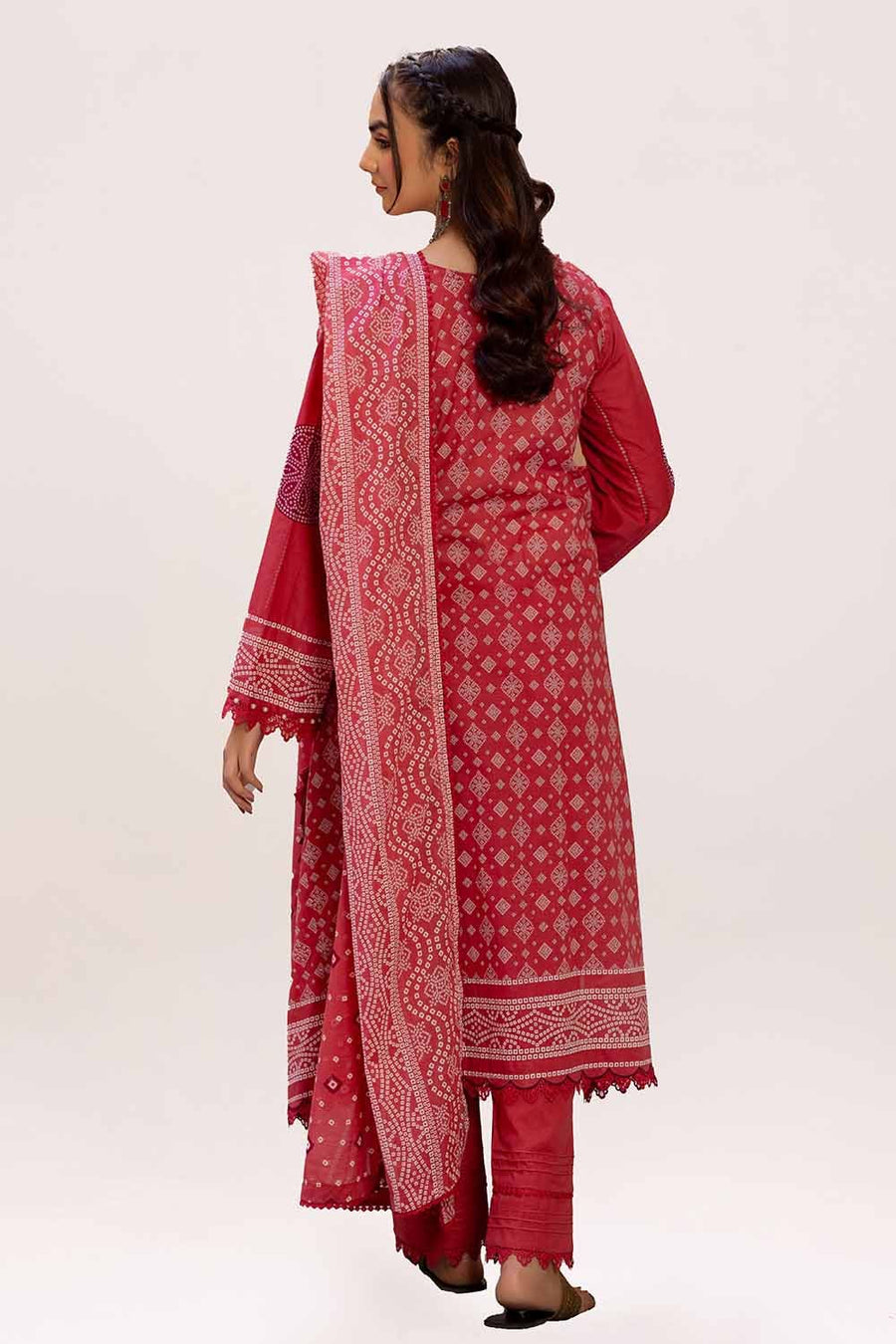 Gul Ahmed Printed Lawn Unstitched 3Pc Suit CL-42286A