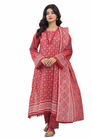 Gul Ahmed Printed Lawn Unstitched 3Pc Suit CL-42286A