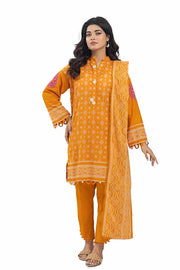 Gul Ahmed Printed Lawn Unstitched 3Pc Suit CL-42286B
