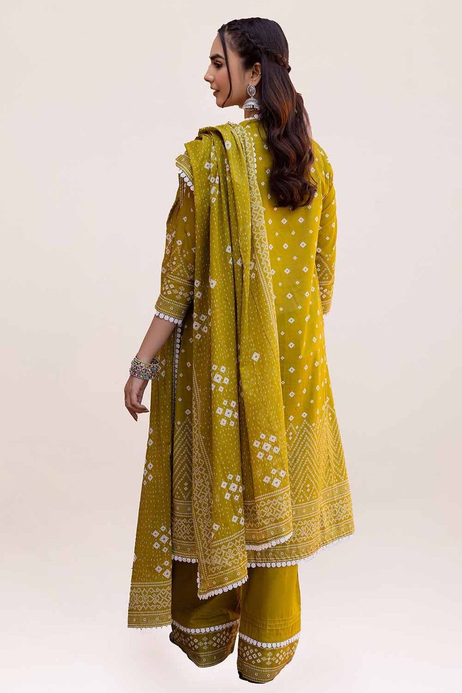 Gul Ahmed Printed Lawn Unstitched 3Pc Suit CL-42287A