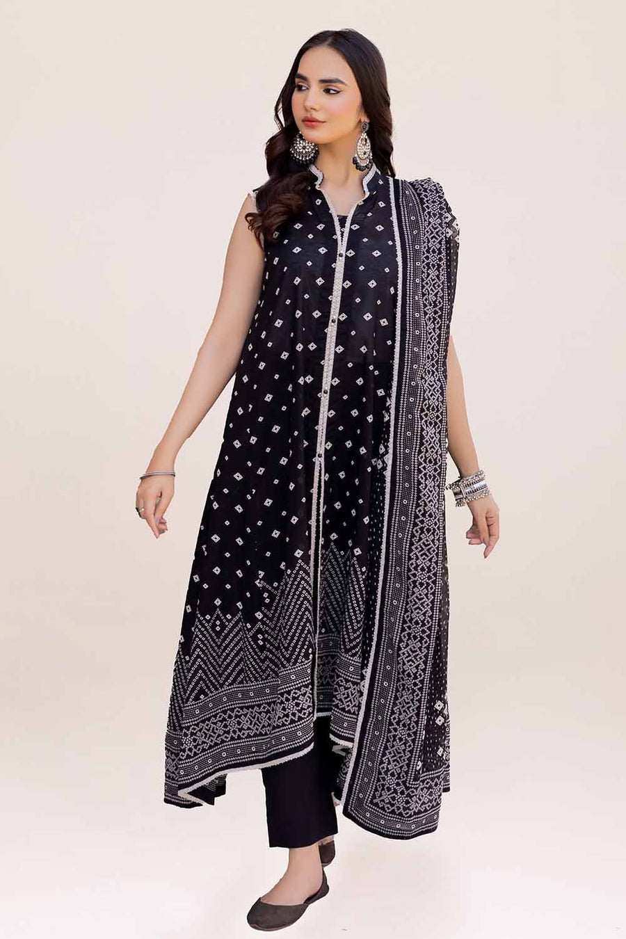 Gul Ahmed Printed Lawn Unstitched 3Pc Suit CL-42287B