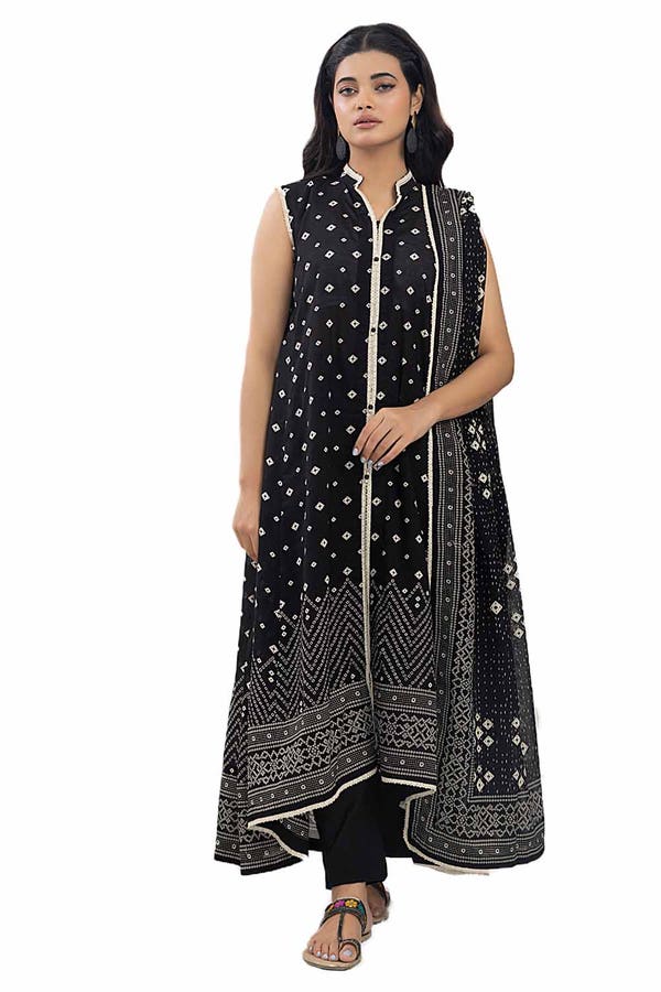 Gul Ahmed Printed Lawn Unstitched 3Pc Suit CL-42287B
