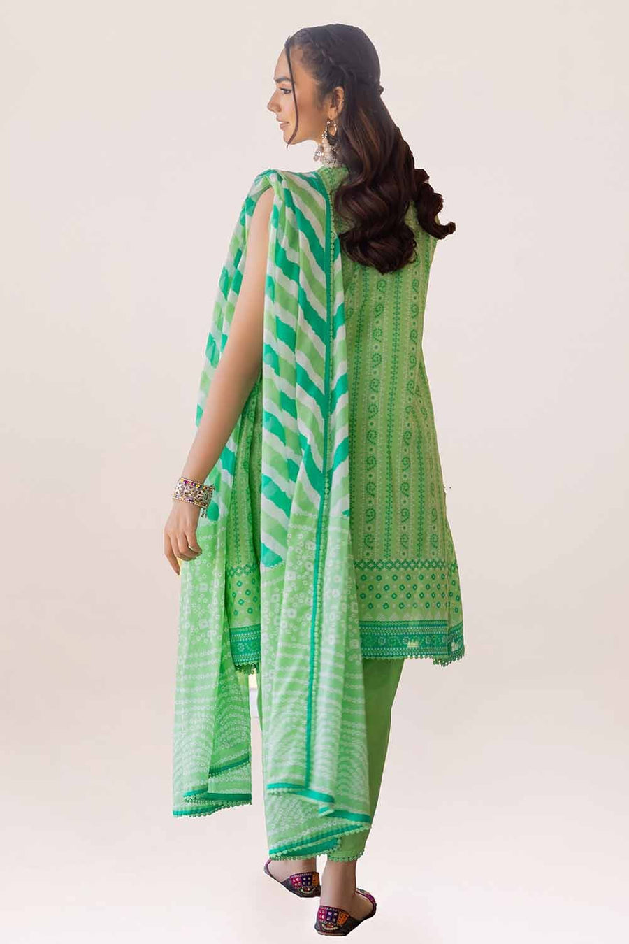 Gul Ahmed Printed Lawn Unstitched 3Pc Suit CL-42288B