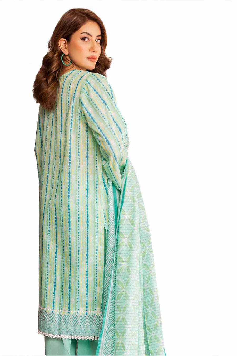 Gul Ahmed Printed Lawn Unstitched 3Pc Suit CL-42295A