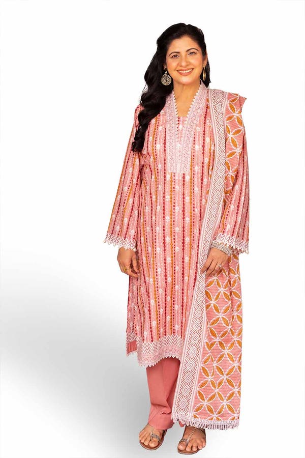 Gul Ahmed Printed Lawn Unstitched 3Pc Suit CL-42295B