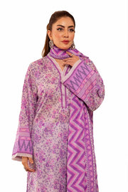 Gul Ahmed Printed Lawn Unstitched 3Pc Suit CL-42299B