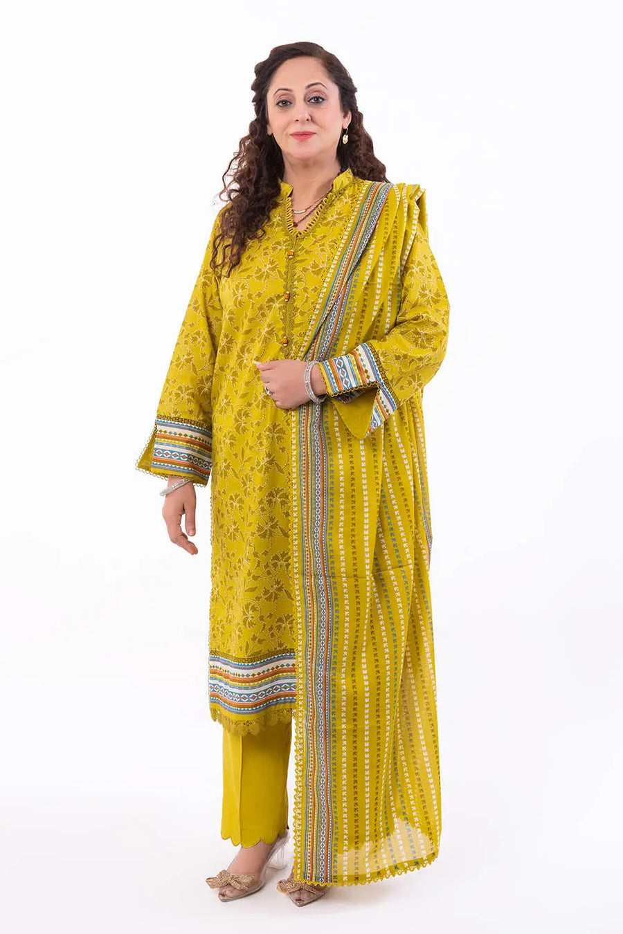 Gul Ahmed Tribute To Mother Unstitched Lawn 3Pc Suit CL-42301 A