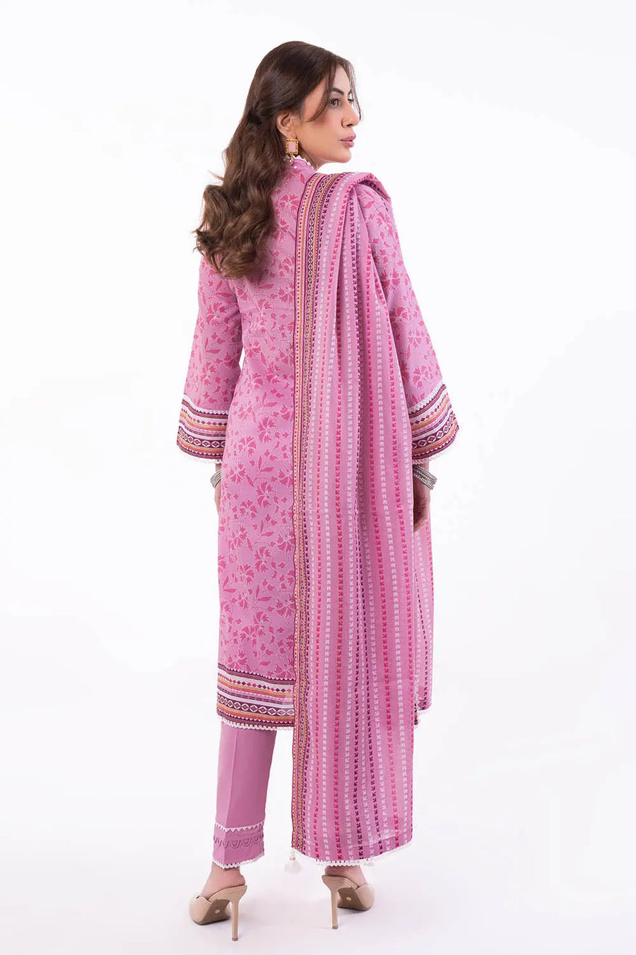 Gul Ahmed Tribute To Mother Unstitched Lawn 3Pc Suit CL-42301 B