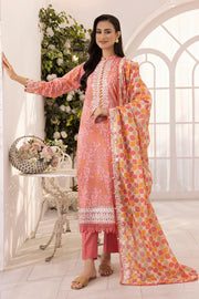 Gul Ahmed Timeless Allure Embroidered Lawn Unstitched 3Pc Suit CL-52001