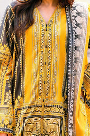 Gul Ahmed Dhoop Kinary Unstitched Printed Lawn 3Pc Suit CL-52079B