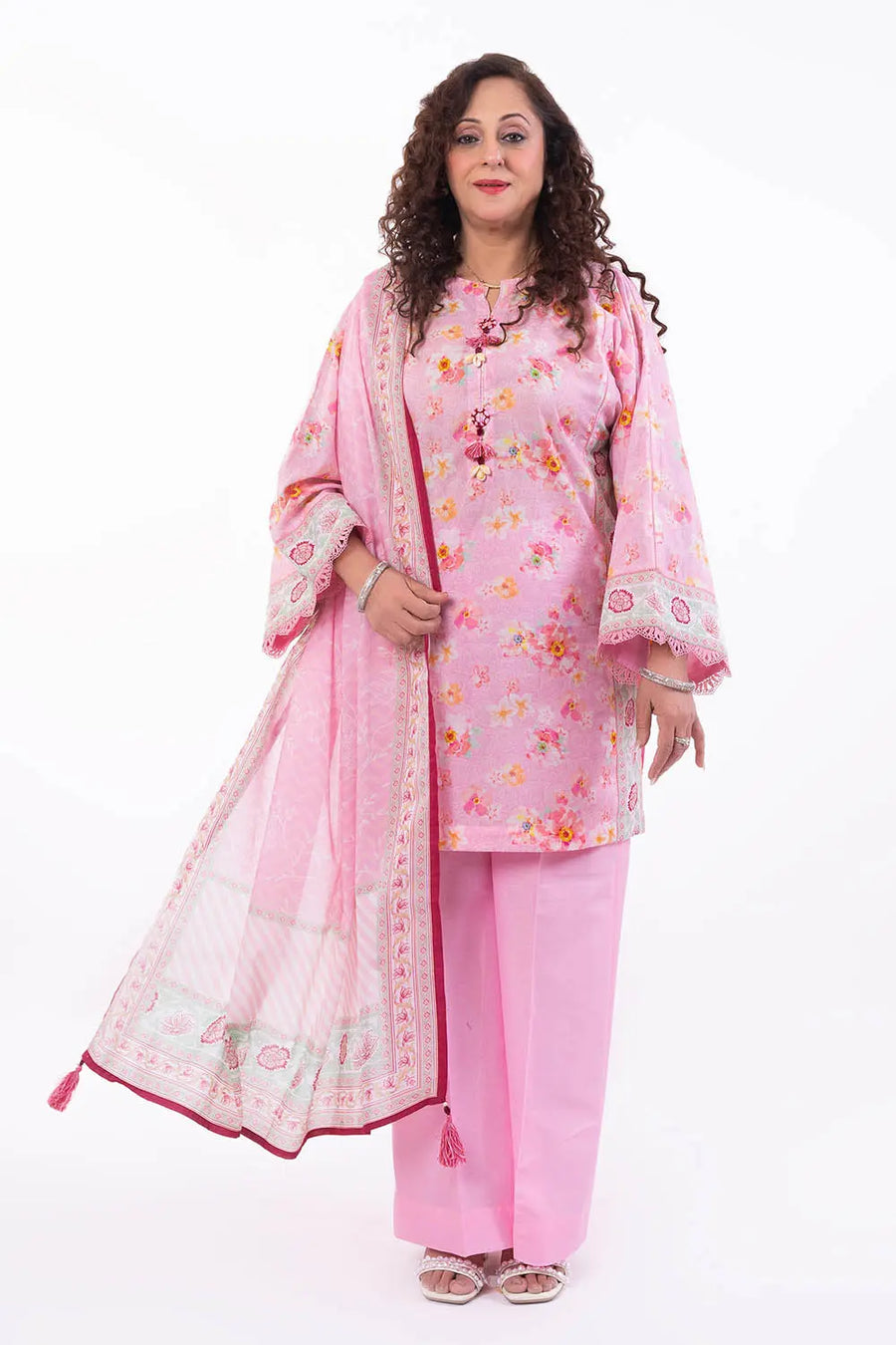 Gul Ahmed Tribute To Mother Unstitched Lawn 3Pc Suit CL-52128 A