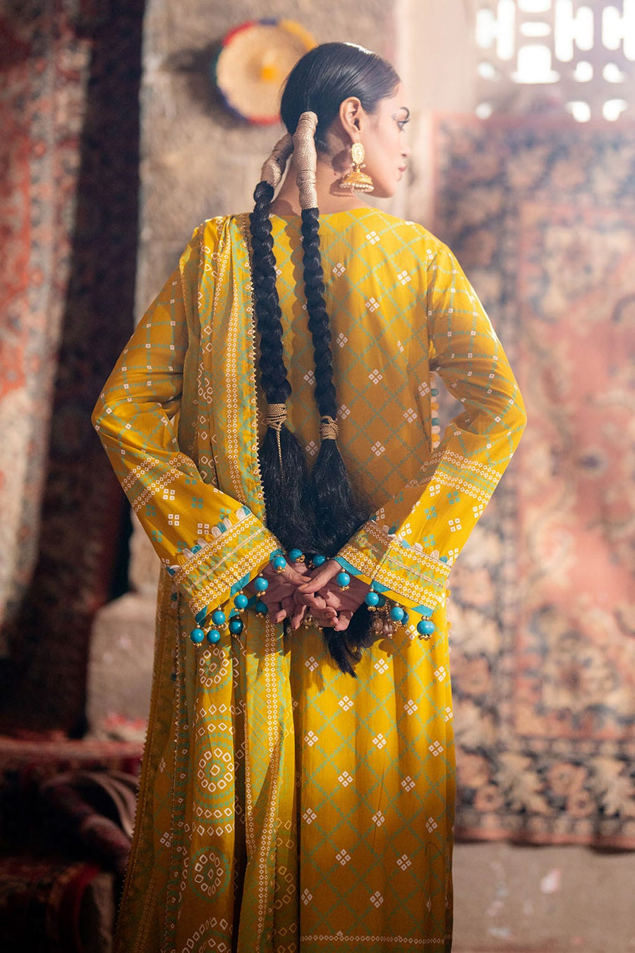 Gul Ahmed Chunri Printed Lawn Unstitched 3Pc Suit CL-52138 A
