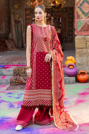 Gul Ahmed Chunri Printed Lawn Unstitched 3Pc Suit CL-52138 B