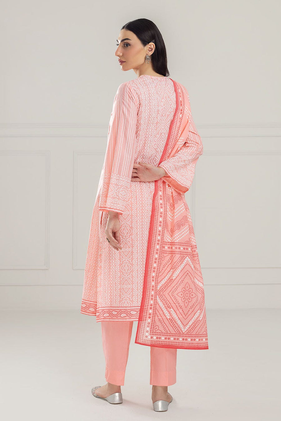 Gul Ahmed Chunri Printed Lawn Unstitched 3Pc Suit CL-52179 A