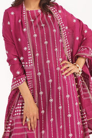 Gul Ahmed Chunri Printed Lawn Unstitched 3Pc Suit CL-52185 A