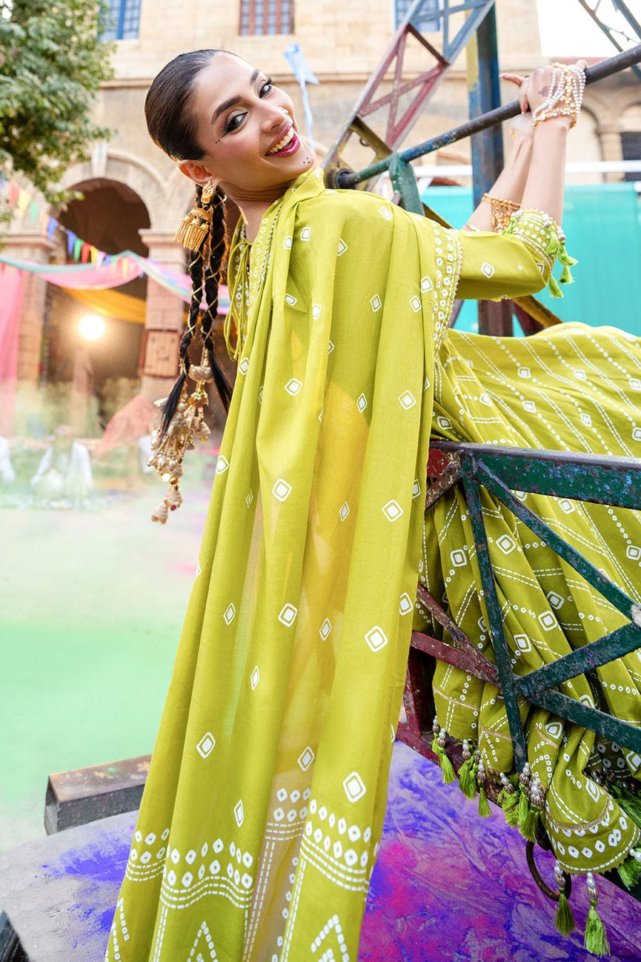 Gul Ahmed Chunri Printed Lawn Unstitched 3Pc Suit CL-52185 B