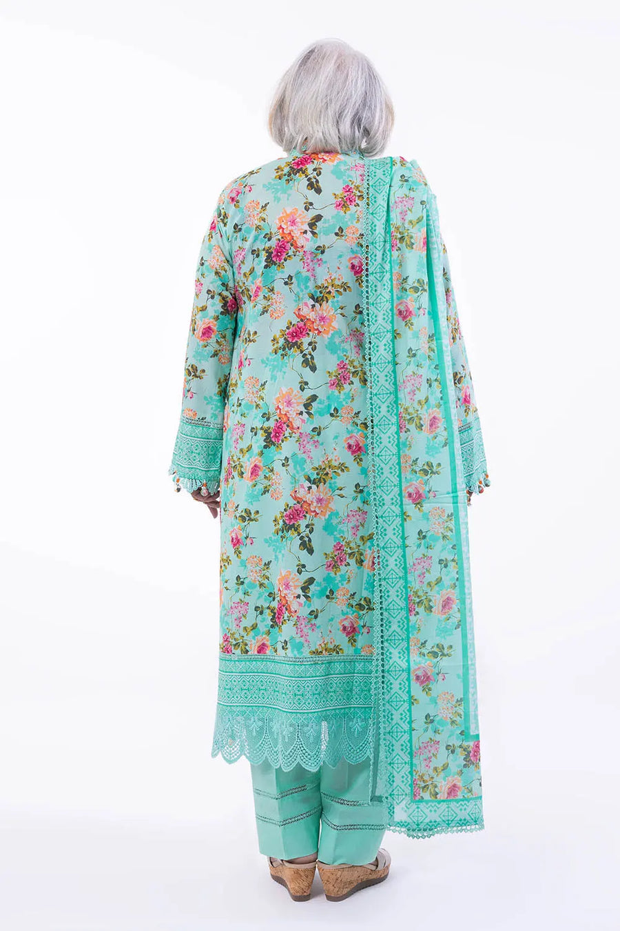 Gul Ahmed Tribute To Mother Unstitched Lawn 3Pc Suit CL-52198 A