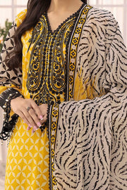 Gul Ahmed Timeless Allure Embroidered Lawn Unstitched 3Pc Suit CL-52316