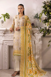 Gul Ahmed Timeless Allure Embroidered Lawn Unstitched 3Pc Suit CL-52343
