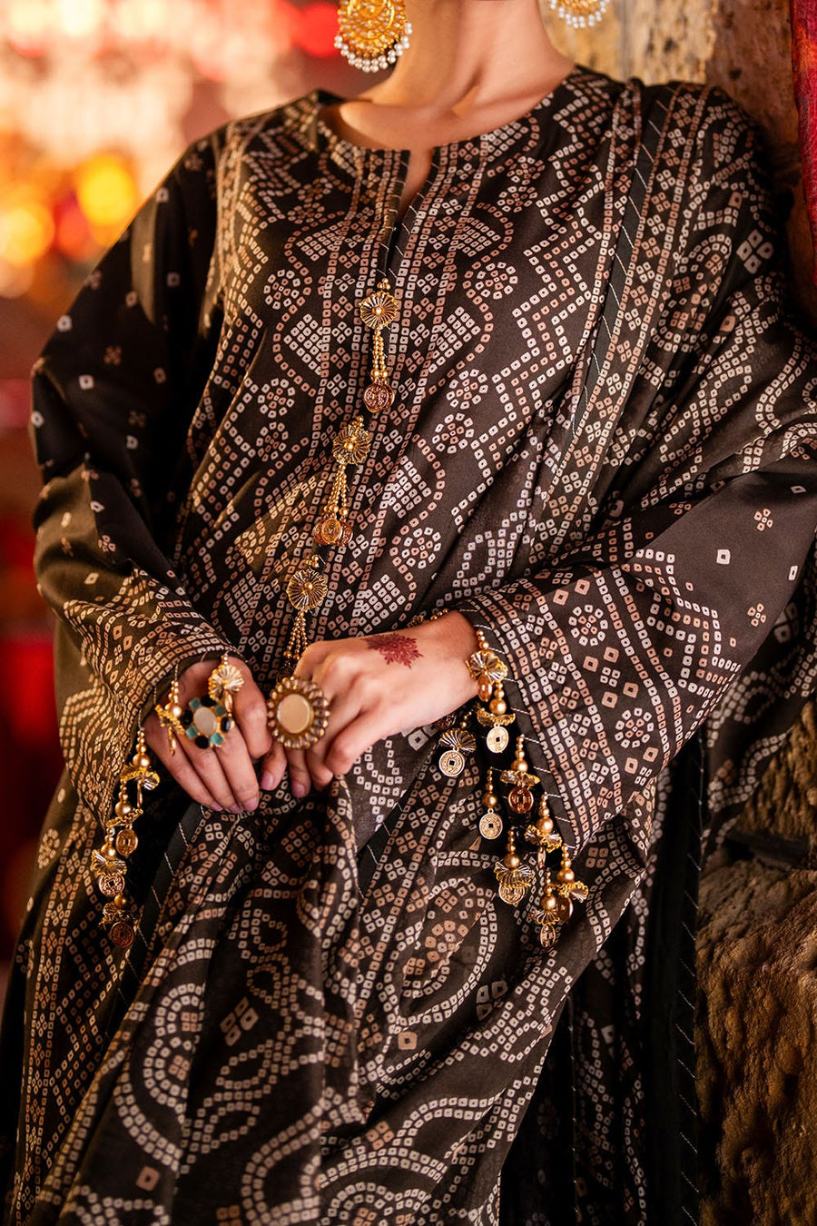 Gul Ahmed Chunri Printed Lawn Unstitched 3Pc Suit CL-52399 B