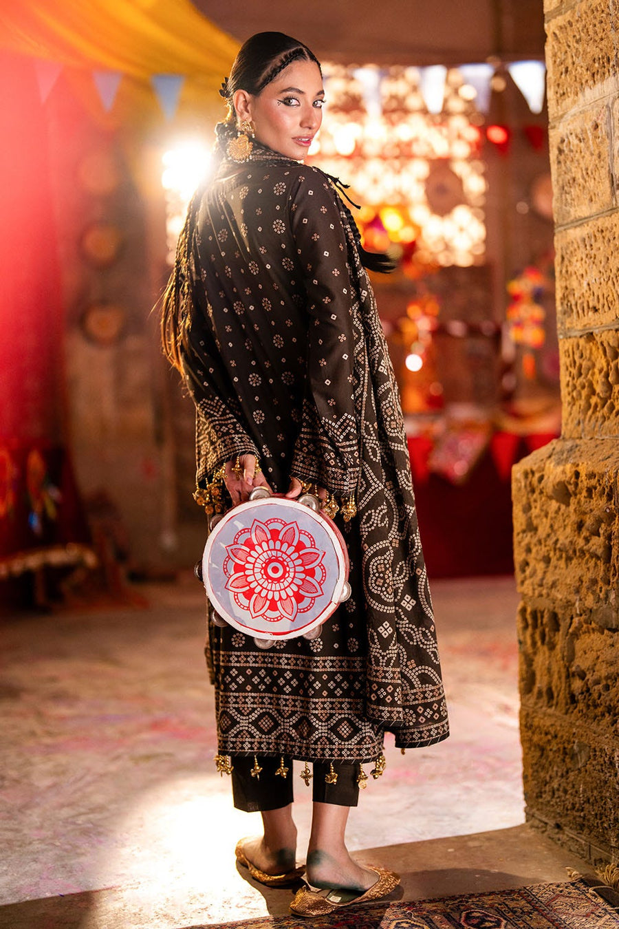 Gul Ahmed Chunri Printed Lawn Unstitched 3Pc Suit CL-52399 B