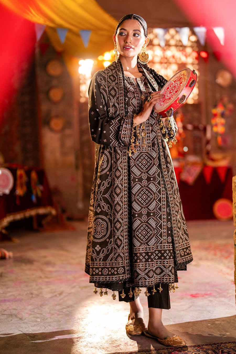 Gul Ahmed Chunri Printed Lawn Unstitched 3Pc Suit CL-52399 B
