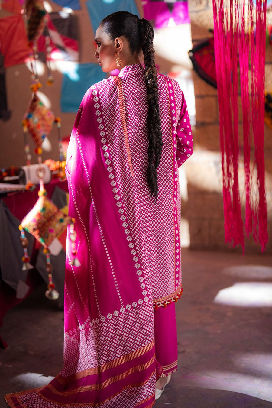 Gul Ahmed Chunri Printed Lawn Unstitched 3Pc Suit CL-52401 A