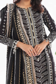 Gul Ahmed Chunri Embroidered Lawn Unstitched 3Pc Suit CL-52407