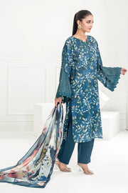 Gul Ahmed Dhoop Kinary Unstitched Printed Lawn 3Pc Suit CL-52435