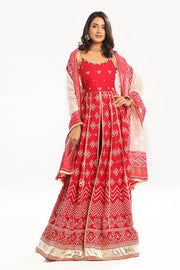 Gul Ahmed Chunri Embroidered Lawn Unstitched 3Pc Suit CL-52442