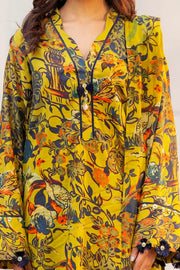 Gul Ahmed Dhoop Kinary Unstitched Printed Lawn 3Pc Suit CL-52471