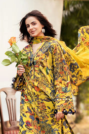 Gul Ahmed Dhoop Kinary Unstitched Printed Lawn 3Pc Suit CL-52471