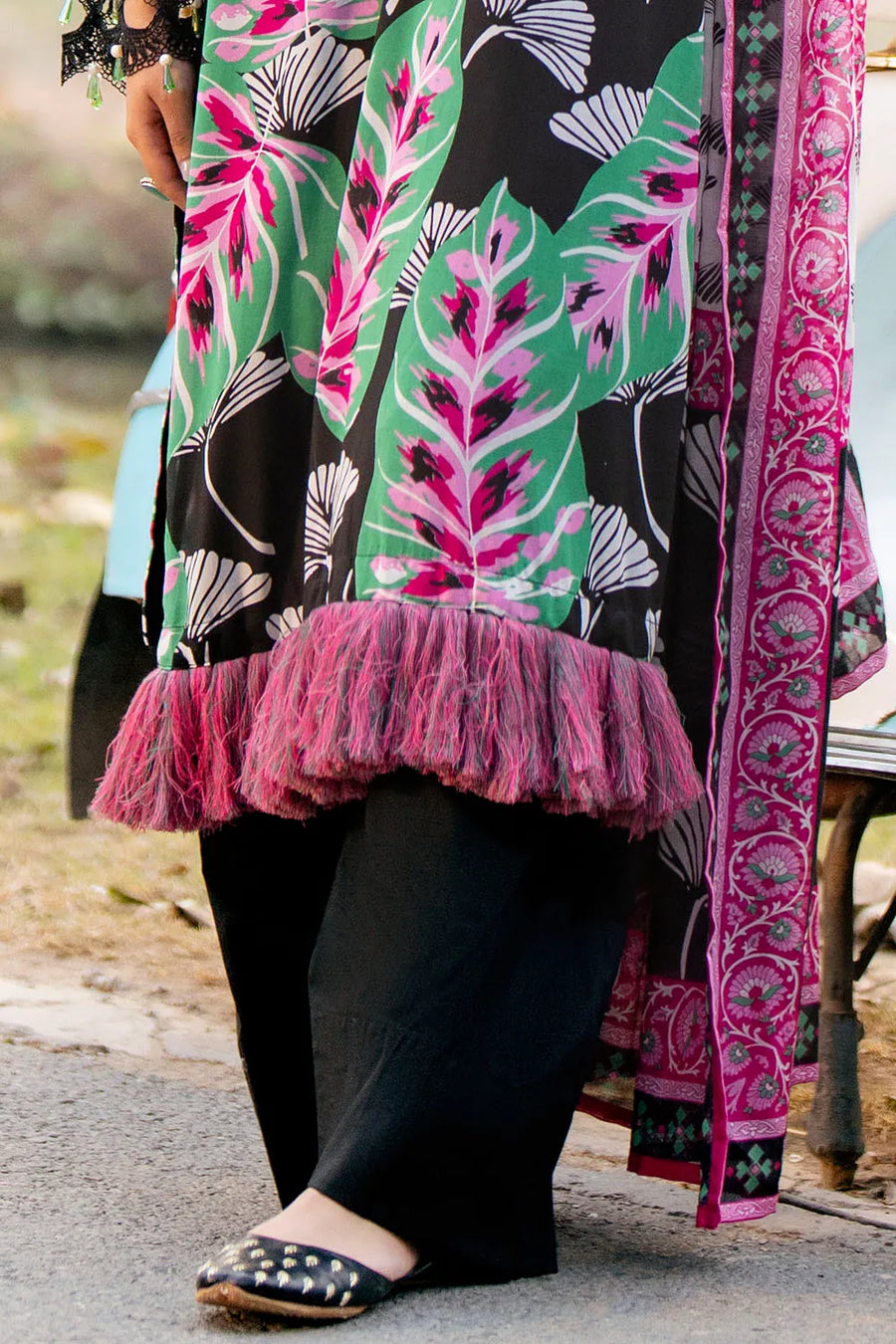 Gul Ahmed Dhoop Kinary Unstitched Printed Jacquard 3Pc Suit CL-52478