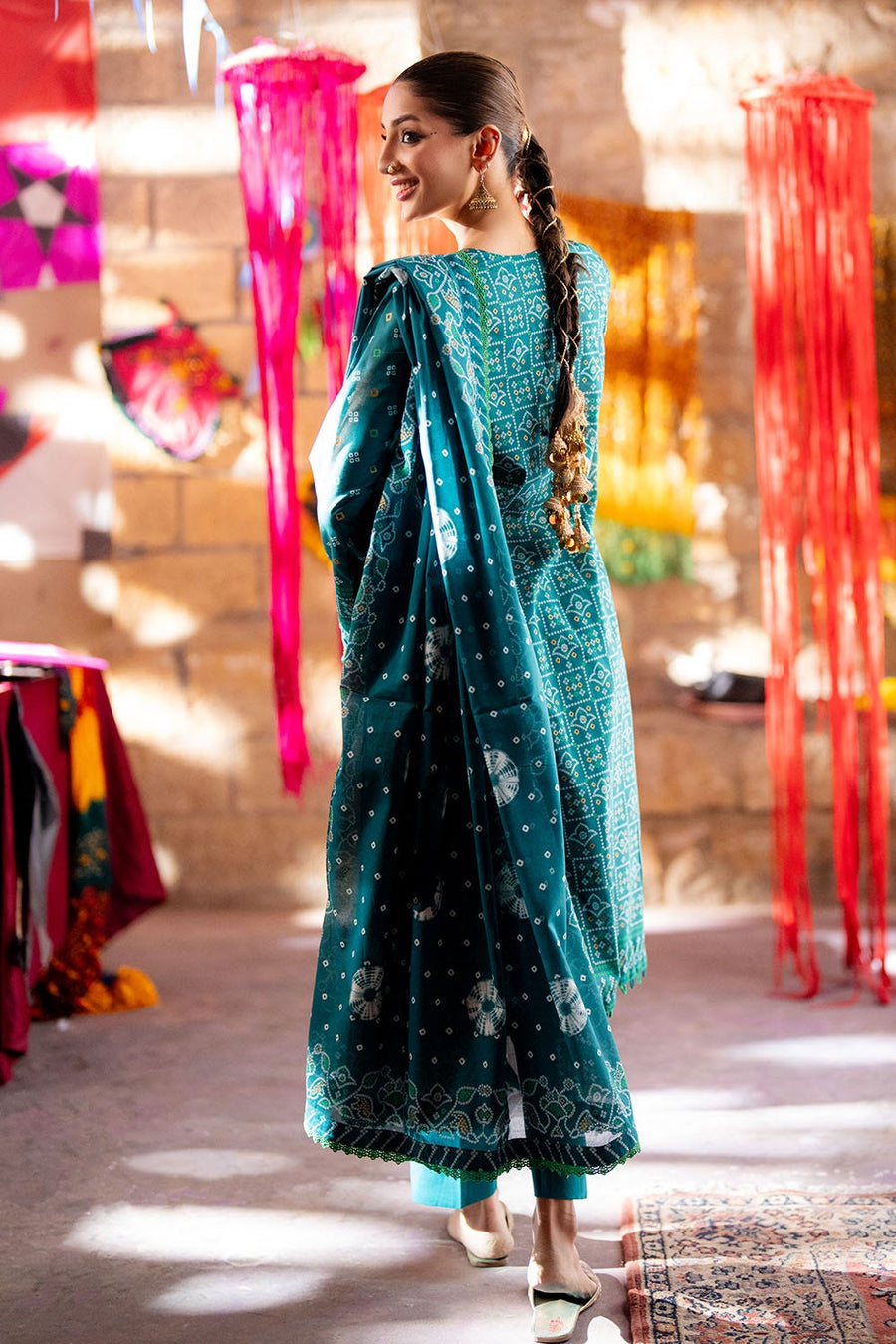 Gul Ahmed Chunri Printed Lawn Unstitched 3Pc Suit CL-52484 A
