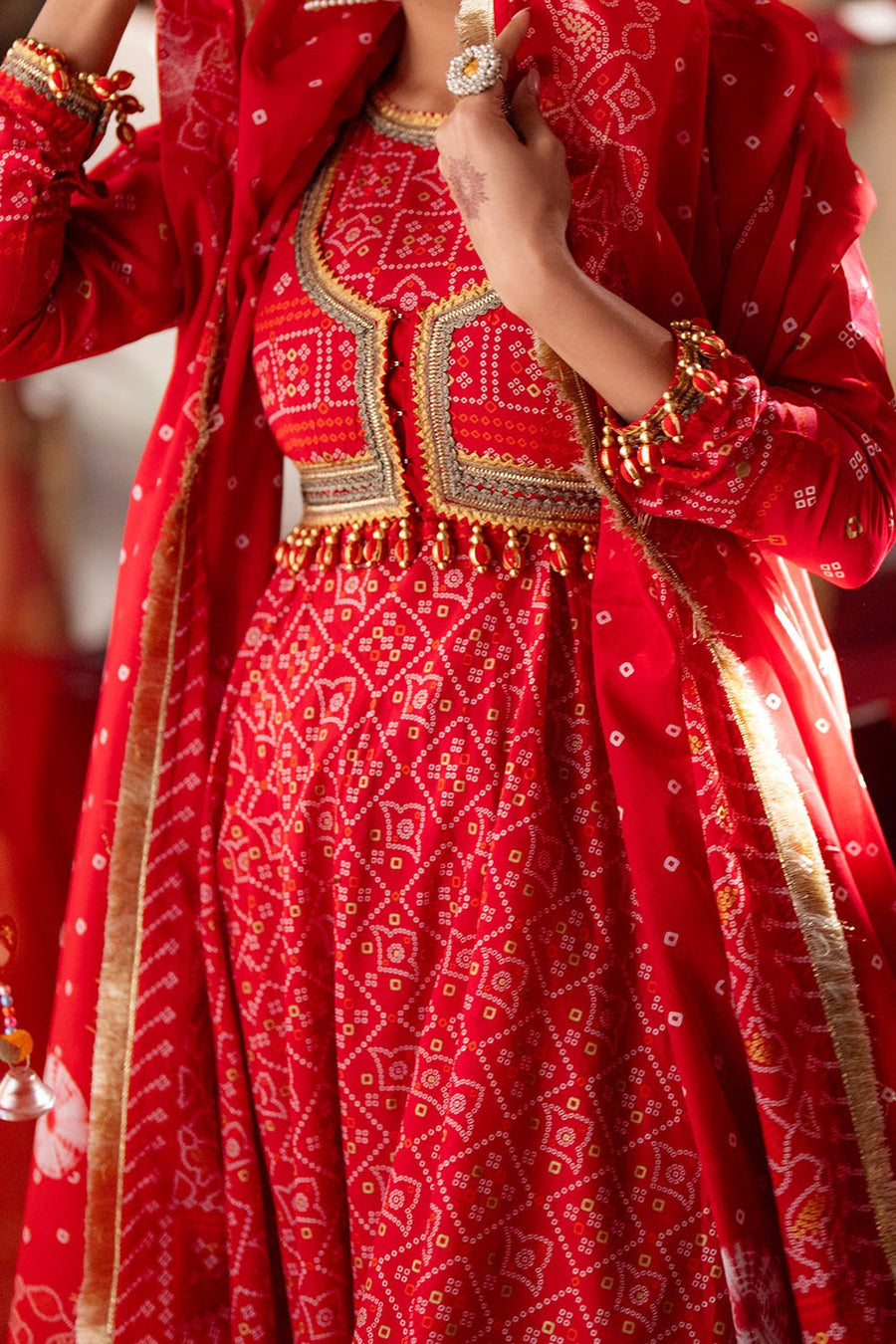 Gul Ahmed Chunri Printed Lawn Unstitched 3Pc Suit CL-52484 B