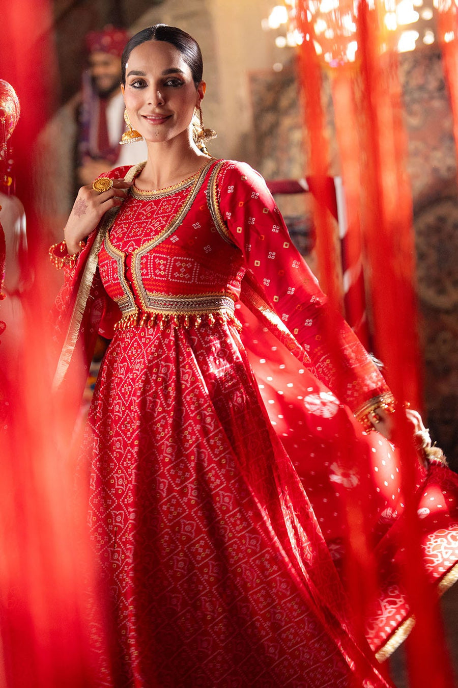Gul Ahmed Chunri Printed Lawn Unstitched 3Pc Suit CL-52484 B