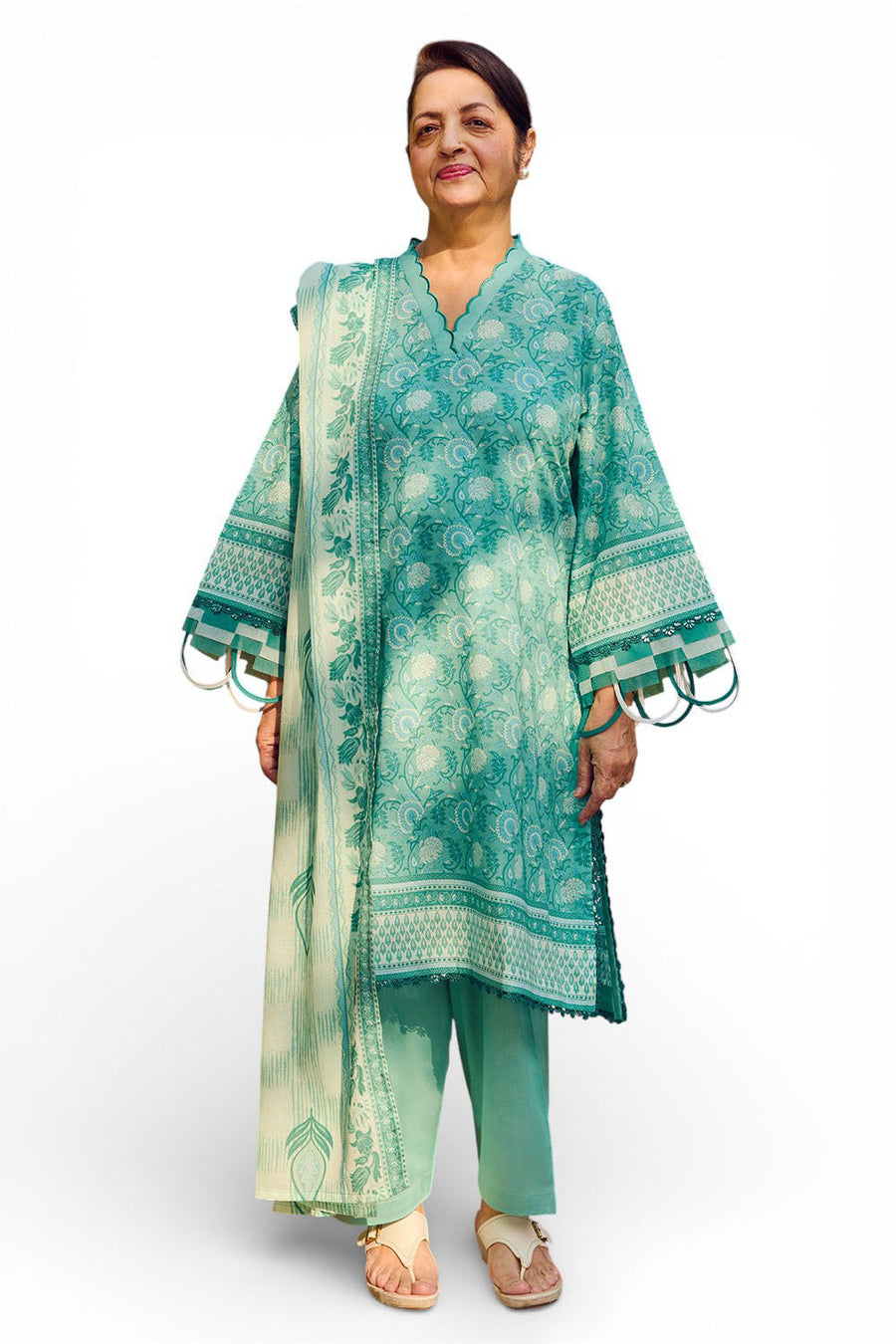 Gul Ahmed Tribute to Mothers Printed Lawn Unstitched 3Pc Suit CL-52692 B