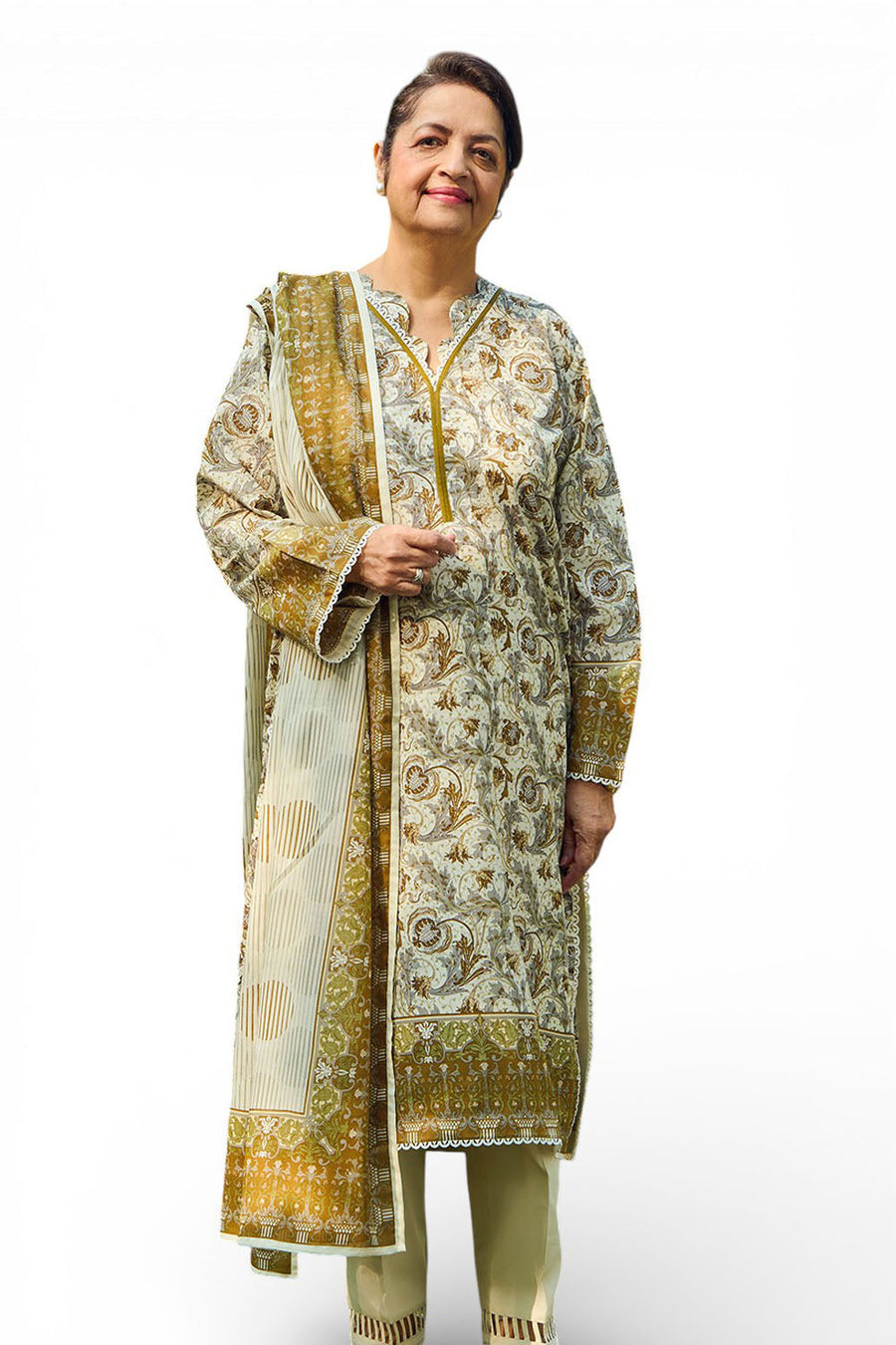Gul Ahmed Tribute to Mothers Printed Lawn Unstitched 3Pc Suit CL-62052 B