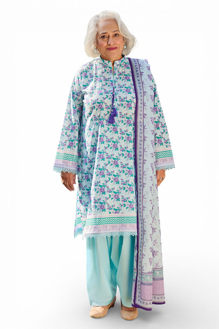 Gul Ahmed Tribute to Mothers Printed Lawn Unstitched 3Pc Suit CL-62086 B