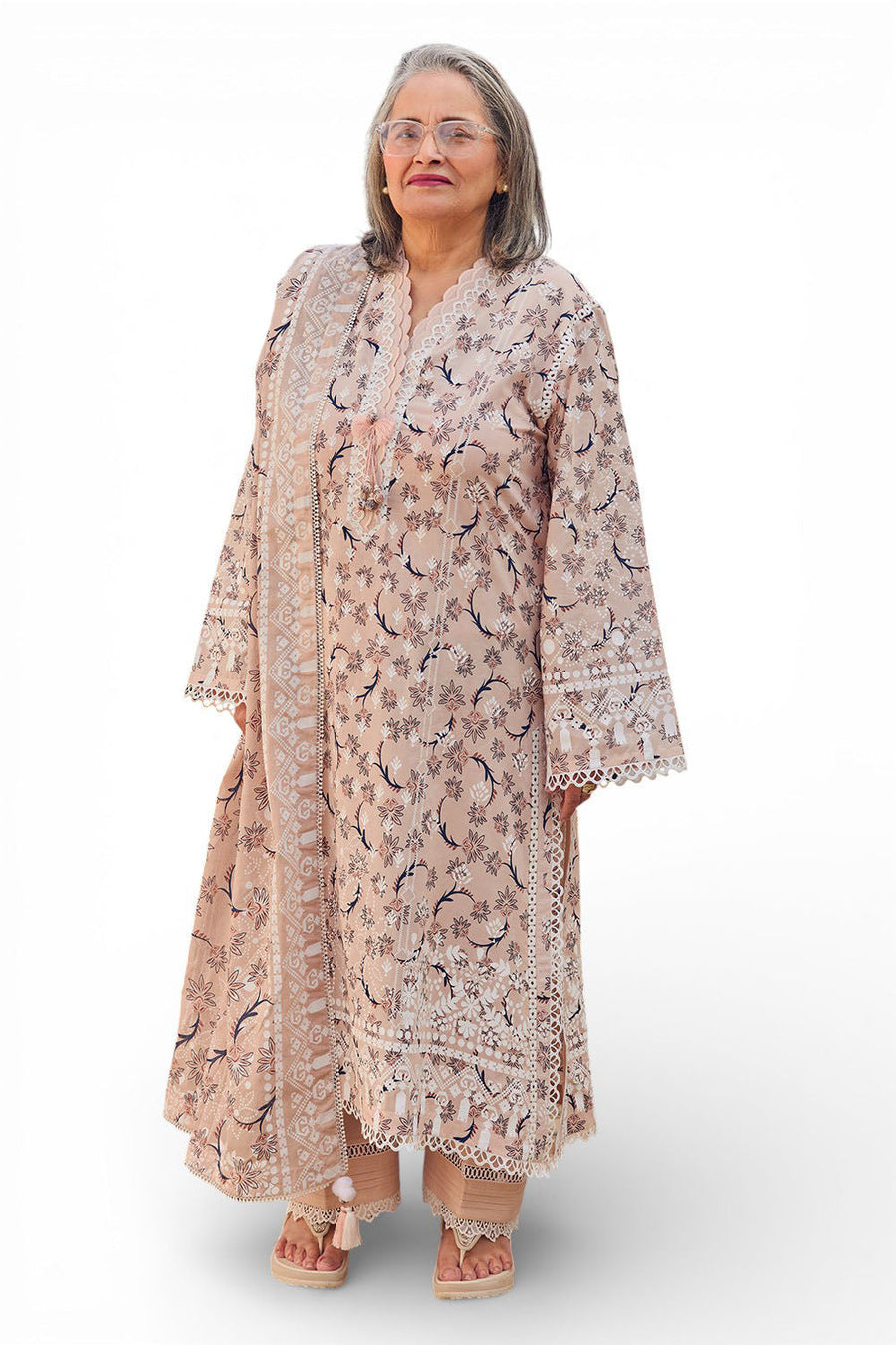 Gul Ahmed Tribute to Mothers Printed Lawn Unstitched 3Pc Suit CL-62108 B
